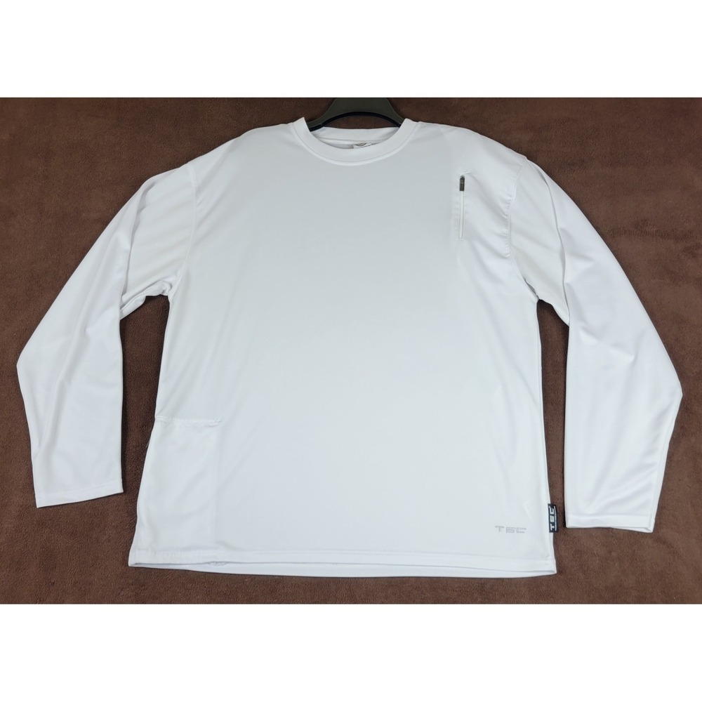 Scottevest TEC Technology Enabled Clothing White Long Sleeve Shirt XL Travel Top